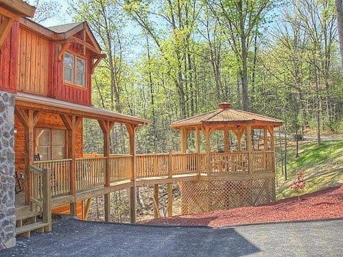 Majestic Springs Lodge Cabin McCookville Exteriör bild